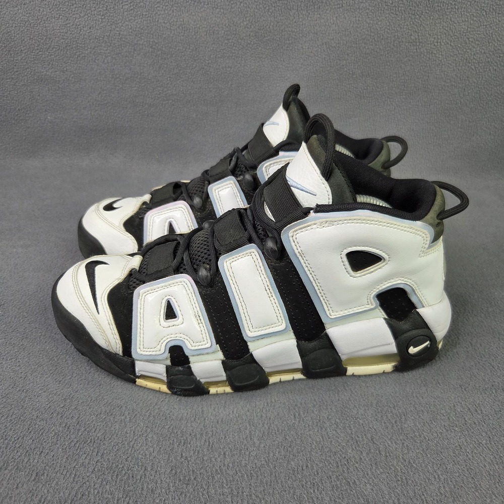 Nike Air More Uptempo Cobalt Bliss Black/White Men's 10 Leather DV0819-001
